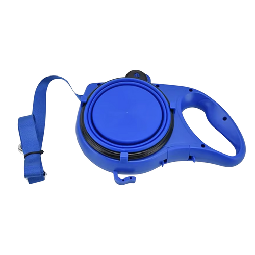 3-in-1 Drinkfles Hondenriem Met Ingebouwde Drinkfles, Kom & Poepzakjeshouder