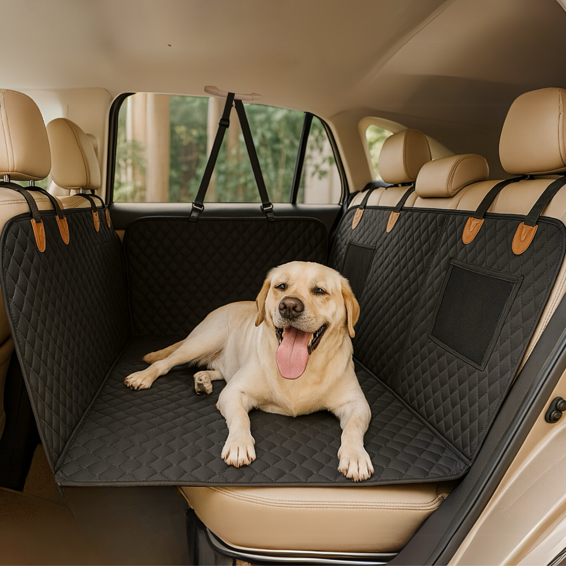 Achterbankbeschermer Voor Honden Waterdichte Auto Mat Met Harde Bodem